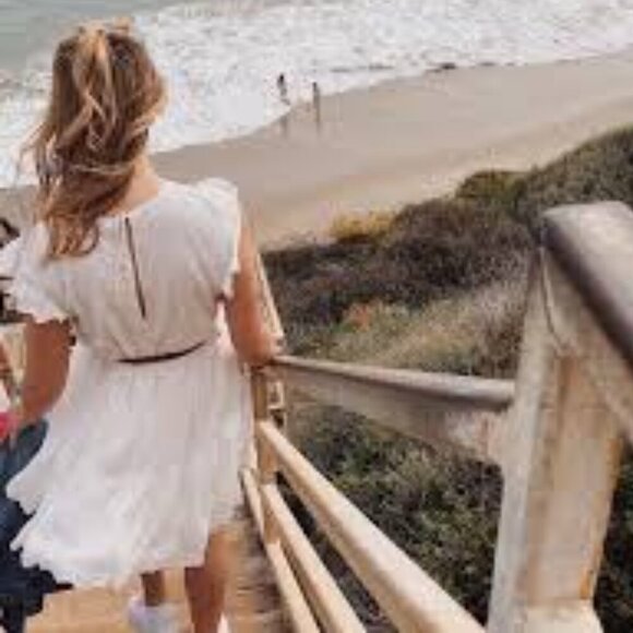 Wilfred Sidonie Tiered Babydoll Dress S - Picture 10 of 15